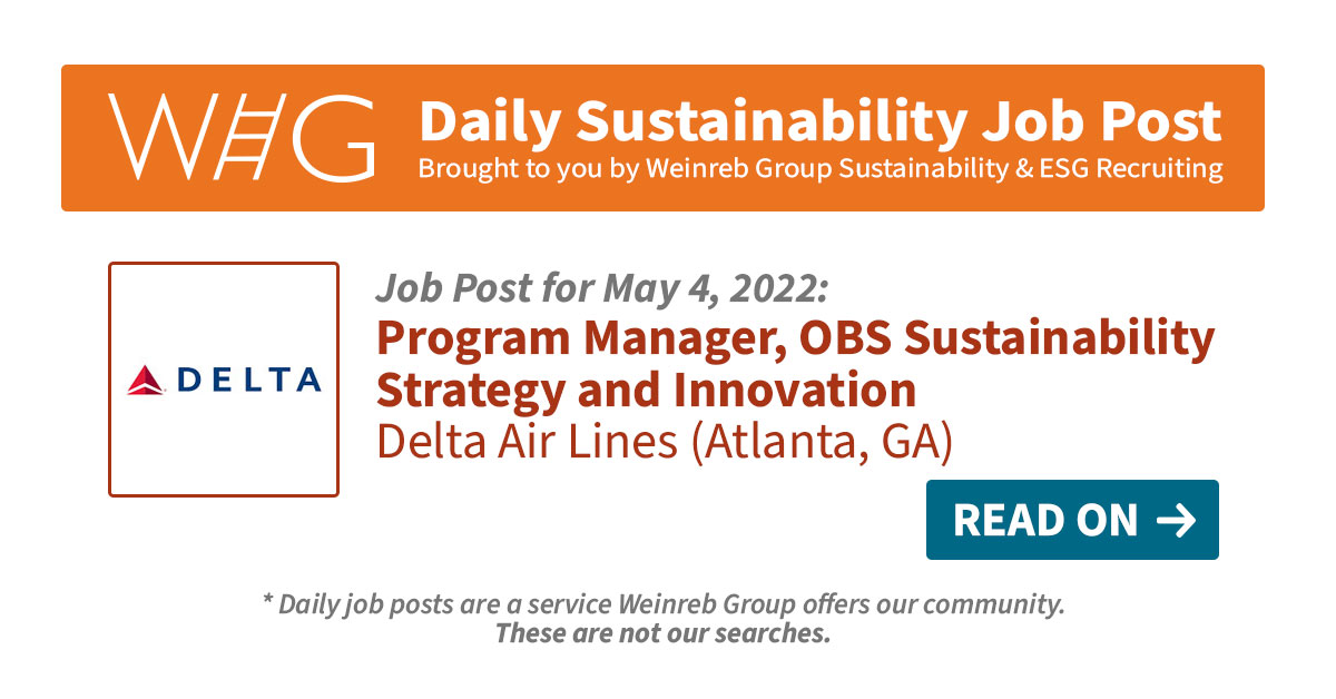 delta-air-lines-weinreb-group-sustainability-recruiters-esg